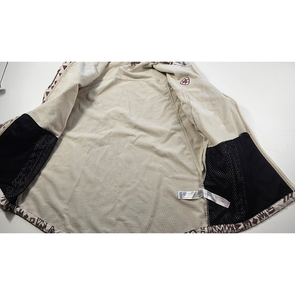 Ariat XXL women's Aztec spell out rodeo zip up jacket western wind protect # - Picture 7 of 10